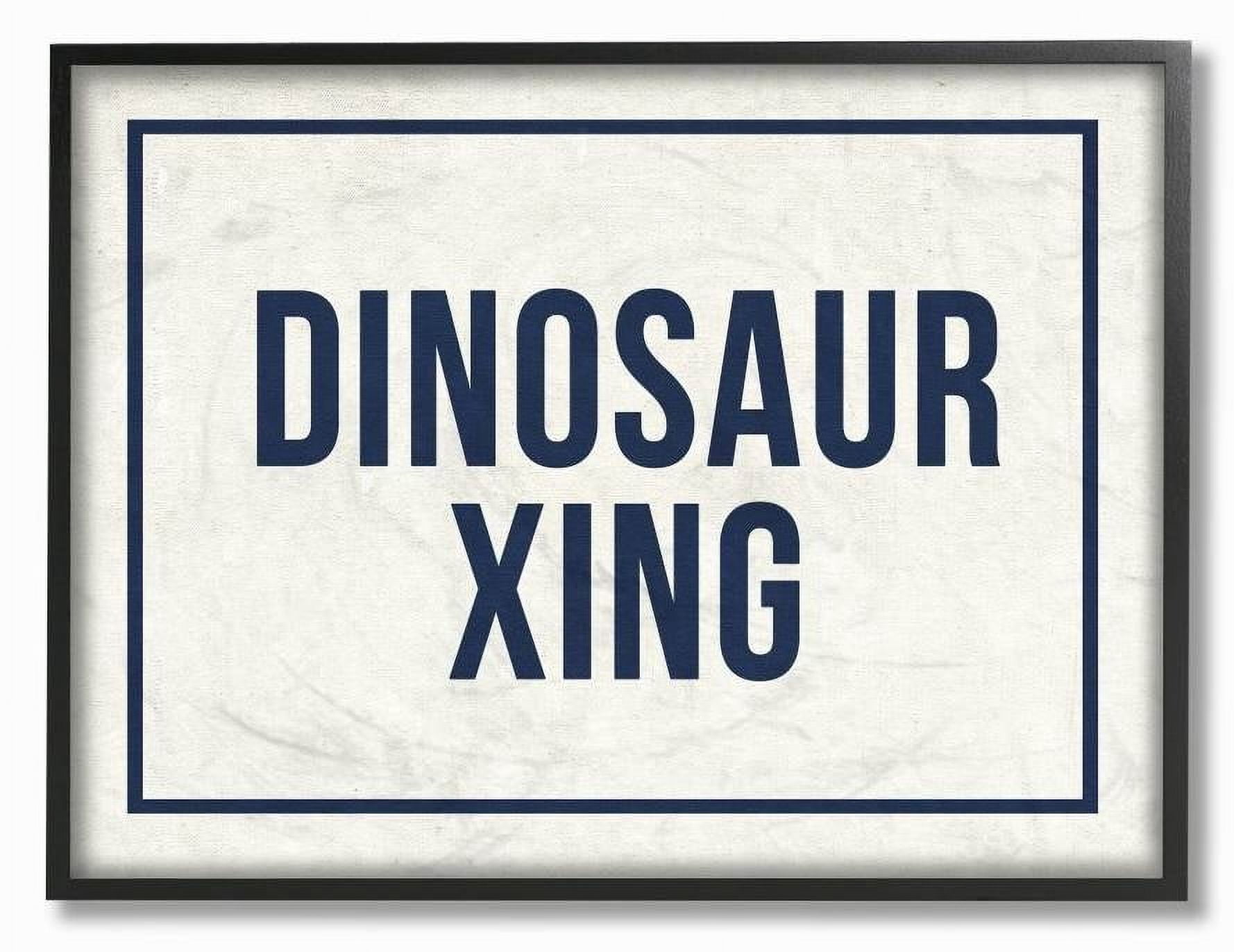 The Kids Room By Stupell Dinos Printed Framed Art Print, by Jason Brueck