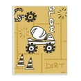 thumbnail image 1 of The Kids Room By Stupell Go Slow Yellow Cement Truck Construction Zone Wall Plaque Art, 1 of 3