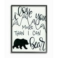 thumbnail image 1 of The Kids Room By Stupell I Love You More Than I Can Bear Mountain Typography, 1 of 2