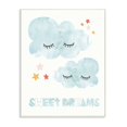 thumbnail image 1 of Stupell Sweet Dreams Mod Blue Clouds with Eyelashes Wall Plaque Art, 10 x 15, Proudly A 13 x 19, 1 of 3
