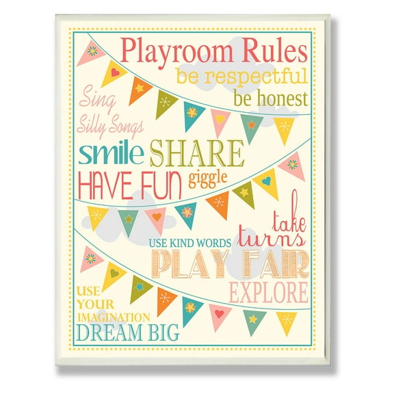 The Kids Room By Stupell Kids Contemporary Transitional MDF Wall Plaques