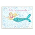 thumbnail image 1 of The Kids Room By Stupell Lets Be Mermaids Blue and Pink Swimming Mermaid Wall Plaque Art, 1 of 6