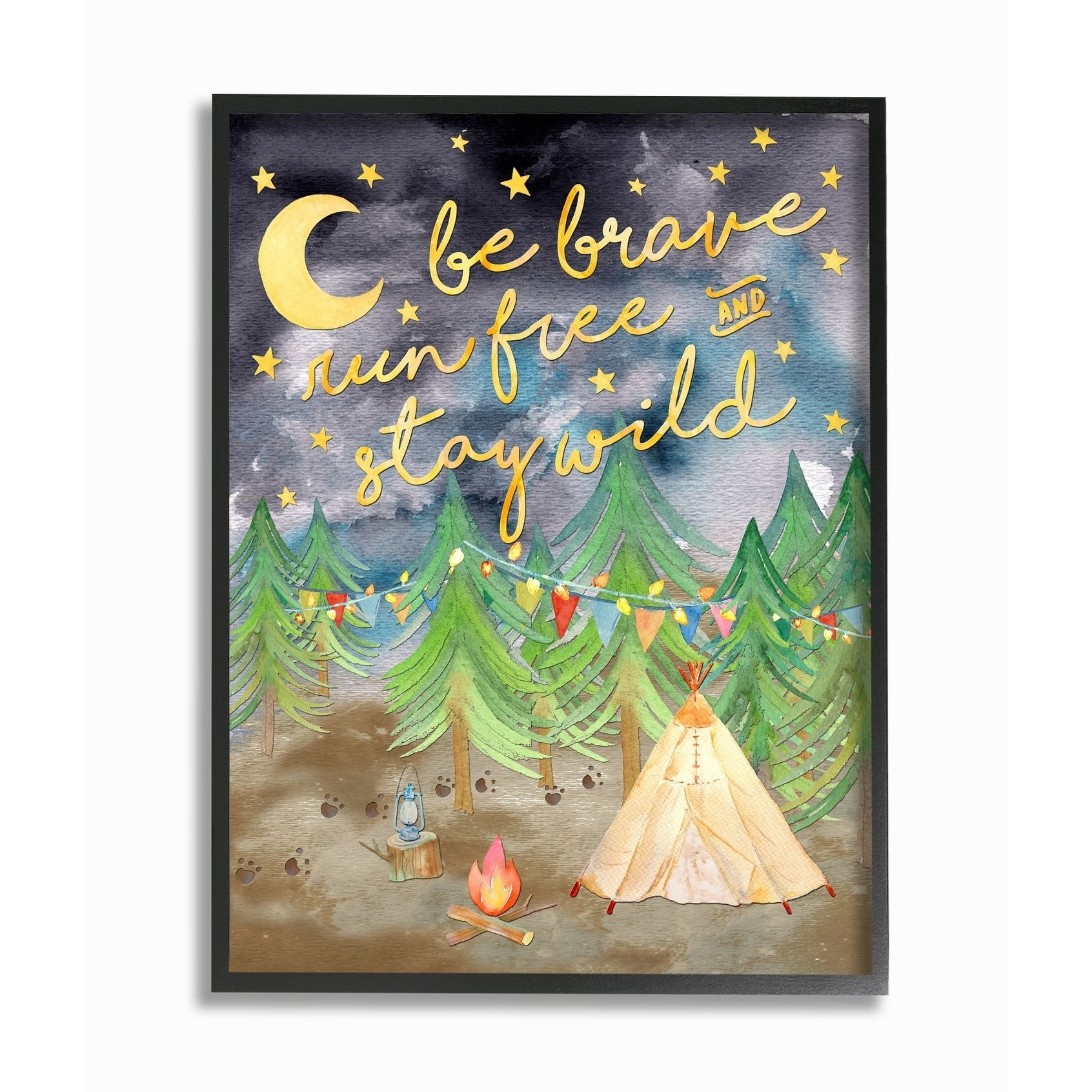 The Kids Room By Stupell Text Framed Art Print, by Erica Billups
