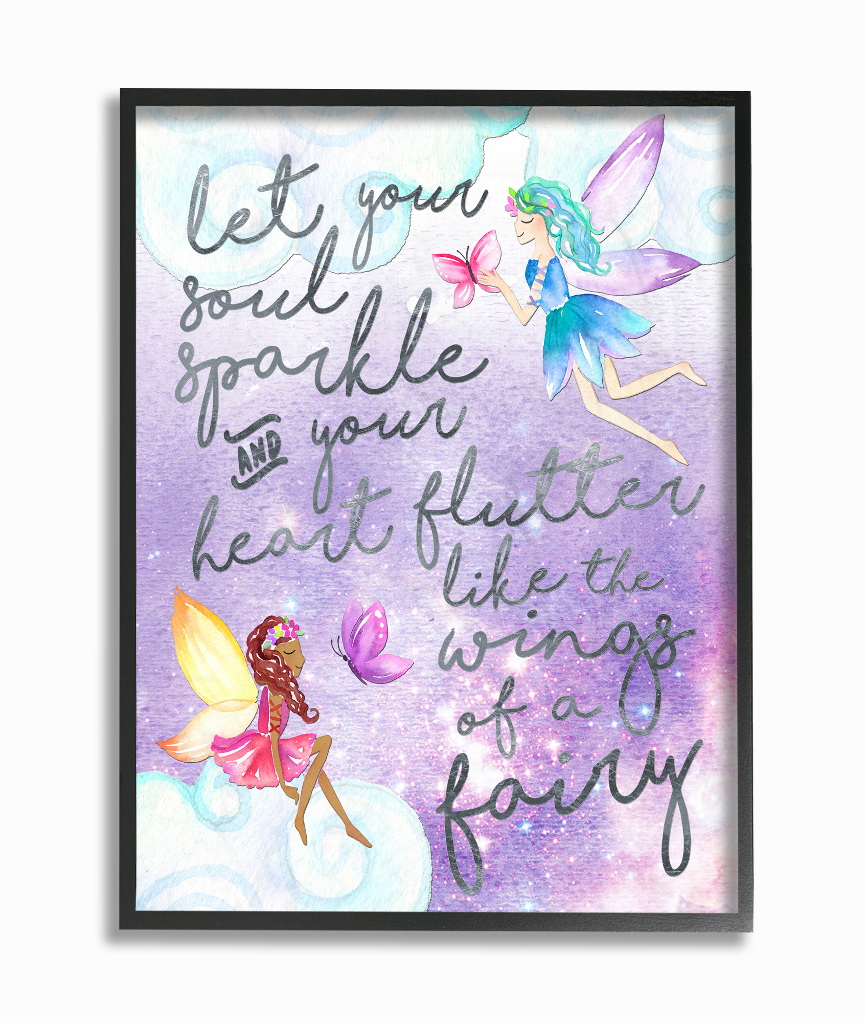 The Kids Room By Stupell Text Framed Art Print, by Erica Billups
