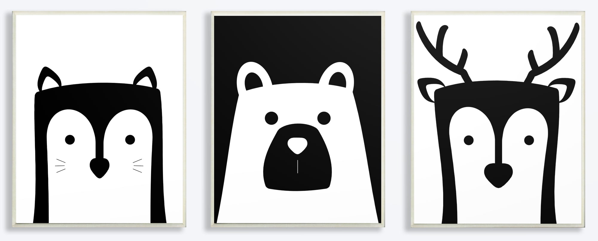 The Kids Room By Stupell Woodland MDF Wall Plaques, Set of 3