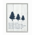 thumbnail image 1 of The Kids Room By Stupell You Are Loved Son Three Tree Planks Gray Framed Texturized Art, 1 of 8