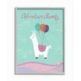 thumbnail image 1 of The Kids Room by Stupell Adventure Awaits Llama With Balloons Framed Wall Art by Border Bloom, 1 of 1