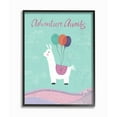 thumbnail image 1 of The Kids Room by Stupell Adventure Awaits Llama With Balloons Framed Wall Art by Border Bloom, 1 of 4