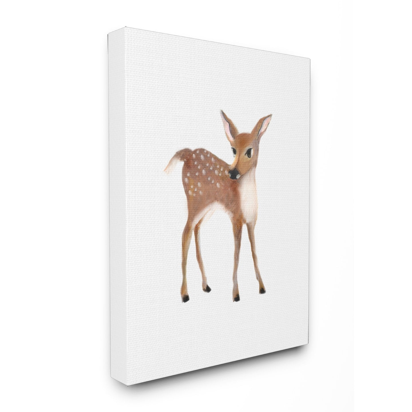 The Kids Room by Stupell Baby Deer Illustration Oversized Stretched Canvas Wall Art, 24 x 1.5 x 30