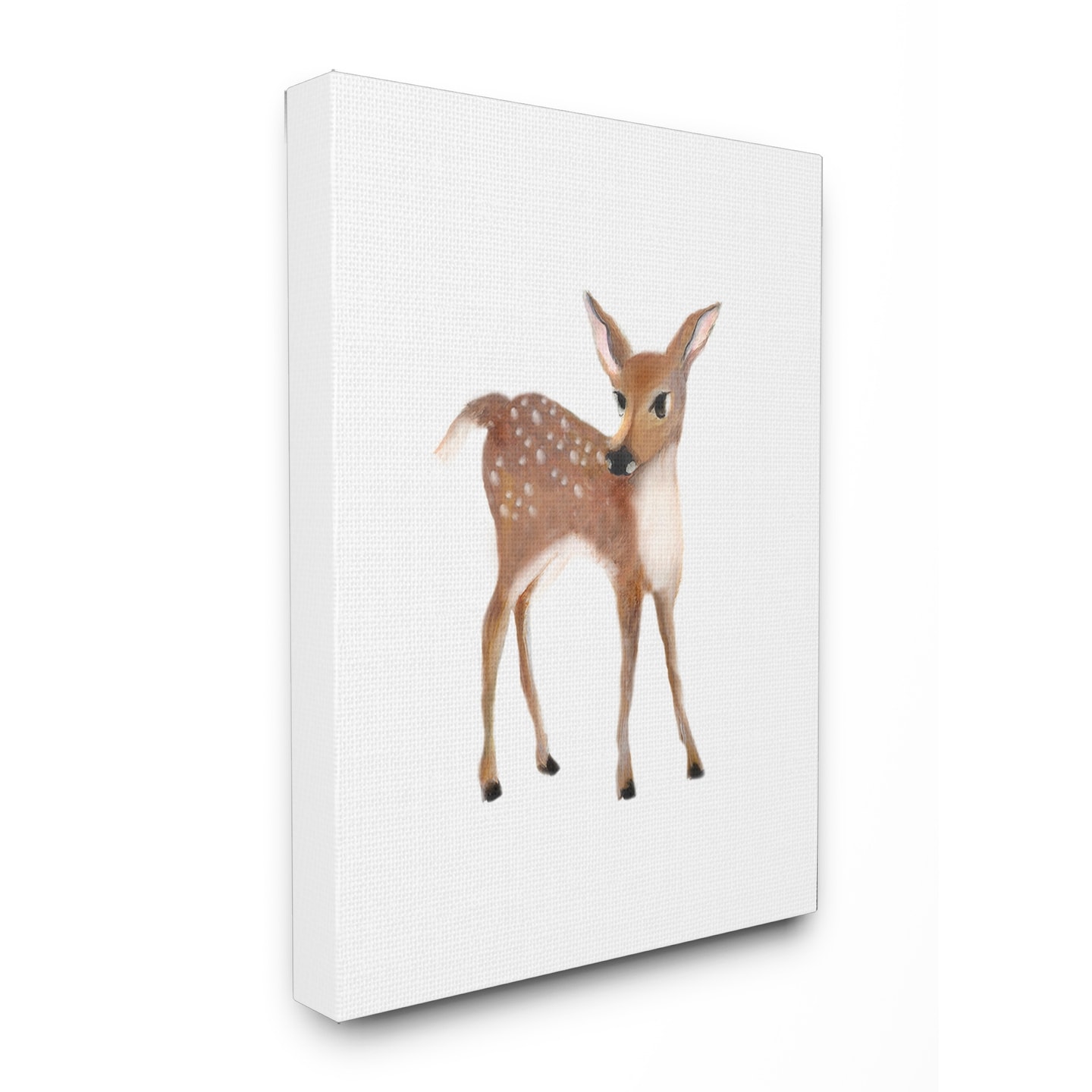 The Kids Room by Stupell Baby Deer Illustration XXL Stretched Canvas Wall Art, 30 x 1.5 x 40