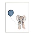 thumbnail image 1 of The Kids Room by Stupell Baby Elephant with Blue Balloon Wall Plaque Art, 10 x 0.5 x 15, 1 of 6