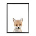 thumbnail image 1 of The Kids Room by Stupell Baby Fox Animal Kids Painting Framed Giclee Texturized Art by Leah Straatsma, 1 of 7