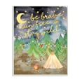 thumbnail image 1 of The Kids Room by Stupell Be Brave Camping Painting Wall Plaqueby Erica Billups, 1 of 5