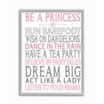 thumbnail image 1 of The Kids Room by Stupell Be a Princess Pink Typog Framed Wall Art by Susan Newberry Designs, 1 of 8