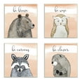 thumbnail image 1 of The Kids Room by Stupell Brave Wise Curious Clever Woodland Animals 4pc Wall Plaque Art Set, 12 x 0.5 x 12, 1 of 6