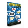 thumbnail image 1 of The Kids Room by Stupell Comic Book Bubble Super Hero Rules Stretched Canvas Wall Art, 16 x 1.5 x 20, 1 of 4