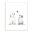 thumbnail image 1 of The Kids Room by Stupell Cute Cartoon Baby Polar Bear And Penguin Zoo Animal Painting Wall Plaque Art by Studio Q by Studio Q, 1 of 6