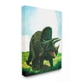 thumbnail image 1 of The Kids Room by Stupell Dinosaur Field Blue Green Kids Nursery Painting Canvas Wall Art by The Saturday Evening Post, 1 of 1