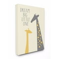 thumbnail image 1 of The Kids Room by Stupell Dream Big Little One With Giraffes Stretched Canvas Wall Art, 16 x 1.5 x 20, 1 of 2