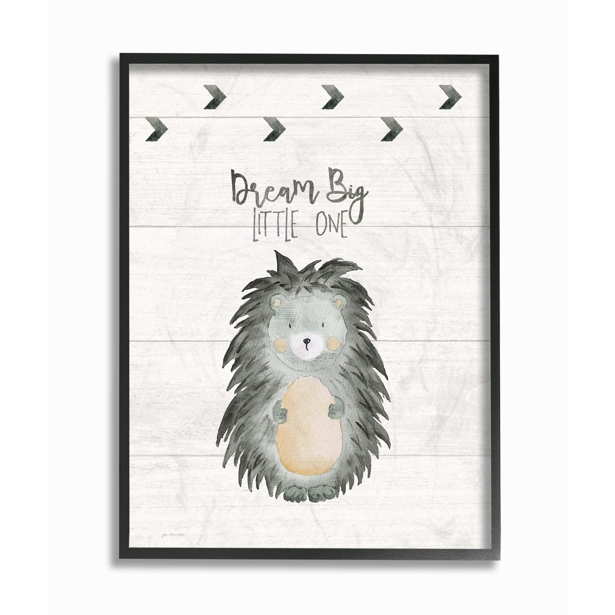 The Kids Room by Stupell Dream Big Porcupine Oversized Framed Giclee Texturized Art, 16 x 1.5 x 20