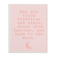 thumbnail image 1 of The Kids Room by Stupell Fireflies Stars And Fairies Typography with Pink Moon Oversized Wall Plaque Art, 12.5 x 0.5 x 18.5, 1 of 6