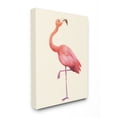 thumbnail image 1 of The Kids Room by Stupell Flamingo Pose on Tan Watercolor Stretched Canvas Wall Art, 30 x 1.5 x 40, 1 of 2