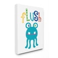 thumbnail image 1 of The Kids Room by Stupell Flush Monster Cartoon Typography Stretched Canvas Wall Art, 16 x 1.5 x 20, 1 of 4