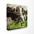 thumbnail image 1 of The Kids Room by Stupell Football Tackle Sports Wood Plank Texture Design Canvas Wall Art by The Saturday Evening Post, 1 of 1