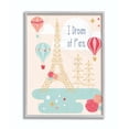 thumbnail image 1 of The Kids Room by Stupell I Dream Of Paris Framed Wall Art by Liz Mytinger, 1 of 7