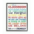 thumbnail image 1 of The Kids Room by Stupell In This Classroom Rules Typography Art Framed Wall Art by Erica Billups, 1 of 6