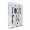 thumbnail image 1 of The Kids Room by Stupell Kids Cool High Five Colorful Word Design Canvas Wall Art by Daphne Polselli, 1 of 3