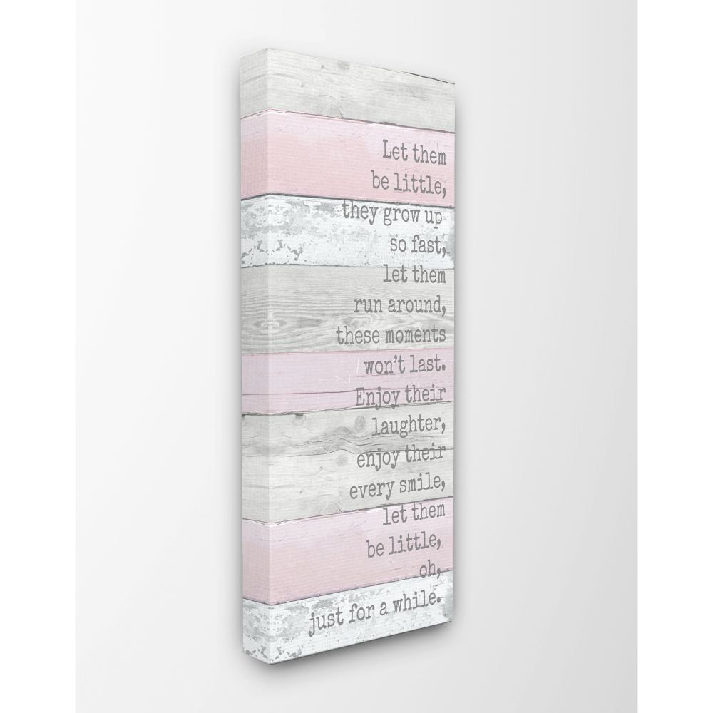 The Kids Room by Stupell Kids Inspirational Pink Nursery Word Design ...