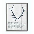 thumbnail image 1 of The Kids Room by Stupell Kids Inspirational Word Boys Deer Antler Animal Design Framed Giclee Texturized Art by Daphne Polselli, 1 of 8