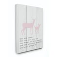 thumbnail image 1 of The Kids Room by Stupell Kids Inspirational Word Girls Deer Family Animal Design Super Canvas Wall Art by Daphne Polselli, 1 of 3