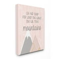 thumbnail image 1 of The Kids Room by Stupell Kids Inspirational Word Girls Pink Geometric Mountain Pattern Design Super Canvas Wall Art by Anna Quach, 1 of 5