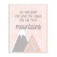 thumbnail image 1 of The Kids Room by Stupell Kids Inspirational Word Girls Pink Geometric Mountain Pattern Design Wall Plaque Art by Anna Quach, 1 of 6
