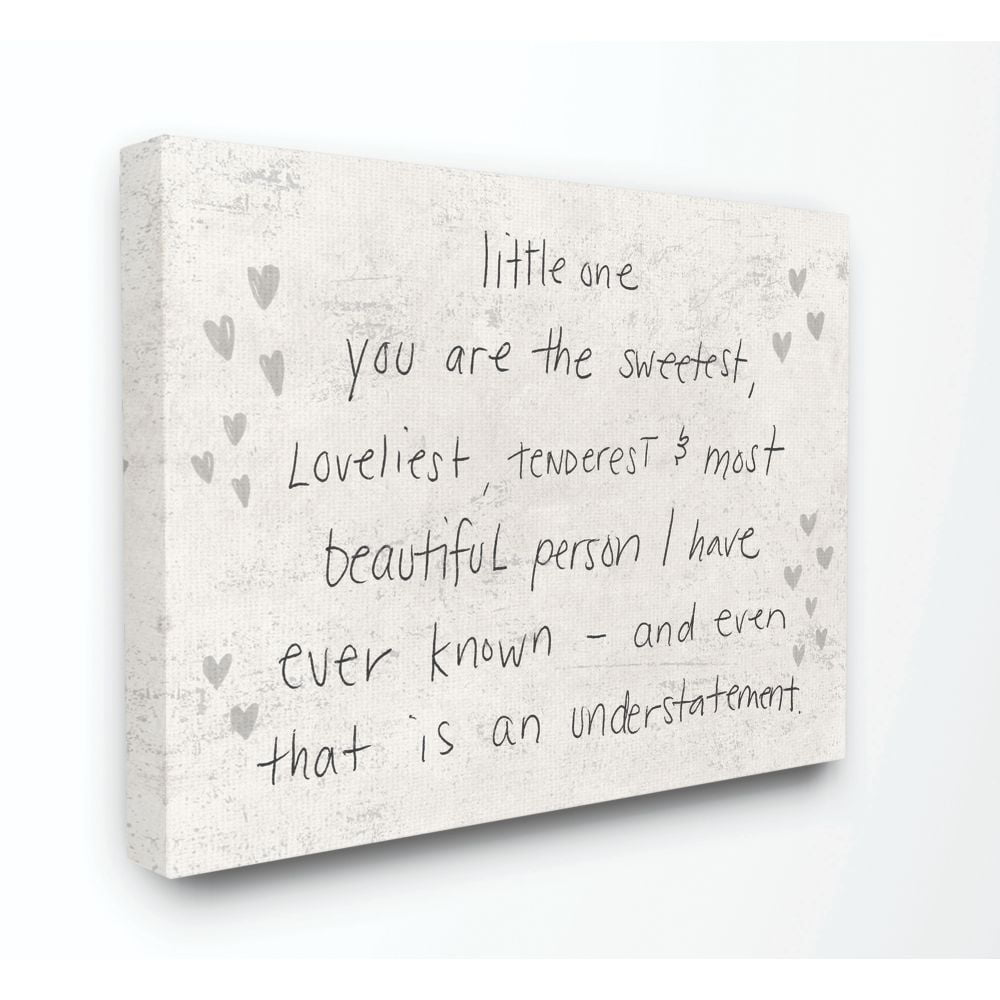 The Kids Room by Stupell Kids Inspirational Word Grey Stars Bedroom Nursery Design Canvas Wall Art by Daphne Polselli