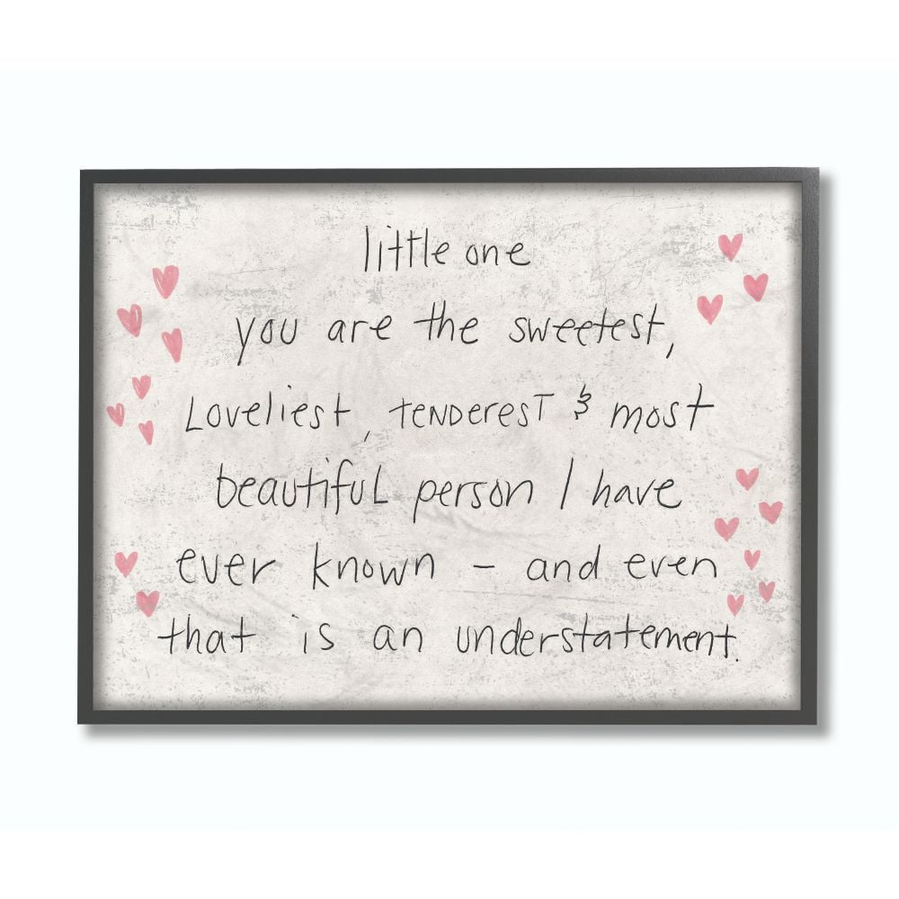 The Kids Room by Stupell Kids Inspirational Word Pink Stars Bedroom Nursery Design Framed Giclee Texturized Art by Daphne Polselli