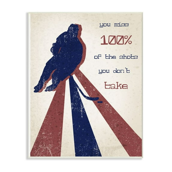 The Kids Room by Stupell Kids Inspirational Word Sports Design Wall Plaque Art by Daphne Polselli