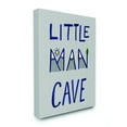 thumbnail image 1 of The Kids Room by Stupell Kids Little Man Cave Word Boys Blue Grey Nursery Design Canvas Wall Art by Daphne Polselli, 1 of 3