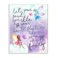 thumbnail image 1 of The Kids Room by Stupell Let Your Soul Sparkle Fairies Painting Wall Plaqueby Erica Billups, 1 of 5