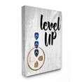 thumbnail image 1 of The Kids Room by Stupell Level Up Wood Texture Sign with Directional Game Pad Canvas Wall Art, 1 of 2