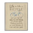 thumbnail image 1 of Stupell Industries Eclectic Life is Like a Bicycle' Icon Inspirational Typography Gray Framed Giclee Art, 16 x 20, by Regina Nouvel, 1 of 6