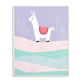 thumbnail image 1 of The Kids Room by Stupell Llama in the Pastel Desert With Cacti Oversized Wall Plaque Art, 12.5 x 0.5 x 18.5, 1 of 4
