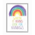 thumbnail image 1 of The Kids Room by Stupell Look for Rainbows Framed Wall Art by Ellen Crimi-Trent, 1 of 7