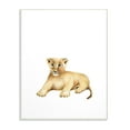 thumbnail image 1 of The Kids Room by Stupell Painted Lion Cub Single Animal Oversized Wall Plaque Art, 12.5 x 0.5 x 18.5, 1 of 4