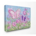 thumbnail image 1 of The Kids Room by Stupell Pastel Butterflies in a Garden Oversized Stretched Canvas Wall Art, 24 x 1.5 x 30, 1 of 5