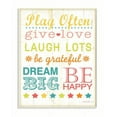 thumbnail image 1 of The Kids Room by Stupell Play Often Typography Wall Plaqueby Jennifer Pugh, 1 of 5