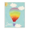 thumbnail image 1 of The Kids Room by Stupell Soar Rainbow Hot Air Balloon Wall Plaqueby Katie Doucette, 1 of 6