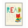 thumbnail image 1 of The Kids Room by Stupell The More That You Read The More Things You Will Know Framed Wall Art by Ellen Crimi-Trent, 1 of 7